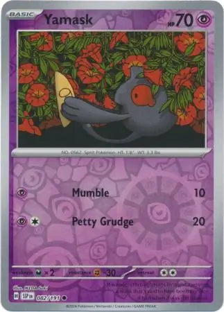 Surging Sparks Yamask #82/191 reverse holo